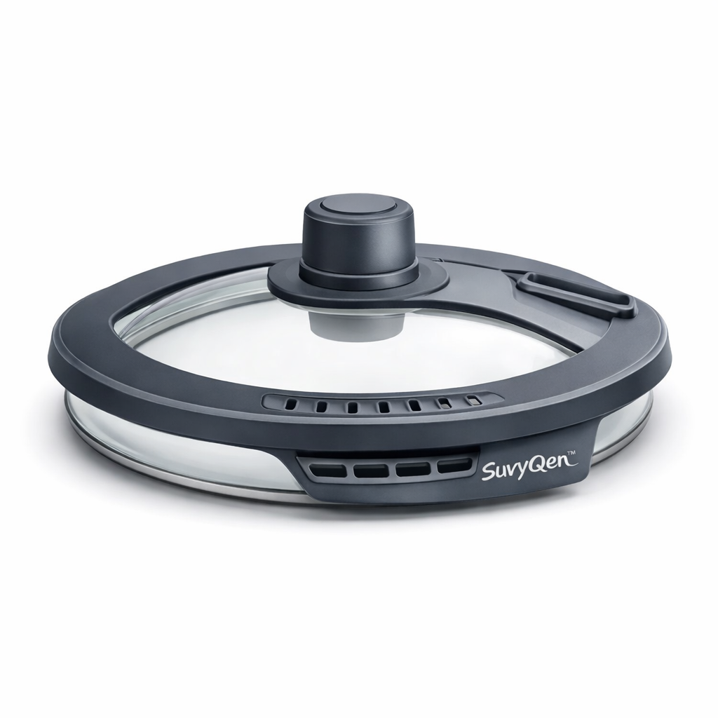SuvyQen™ GlideVault™ Smart Lid & Steam Control System
