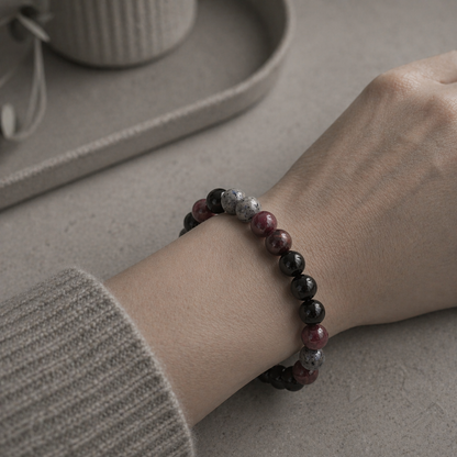 Lucky Rhythm Natural Stone Bracelet for Calm, Focus & Energy