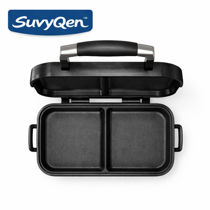 SuvyQen™ FlipForge™ Dual-Surface Breakfast Press
