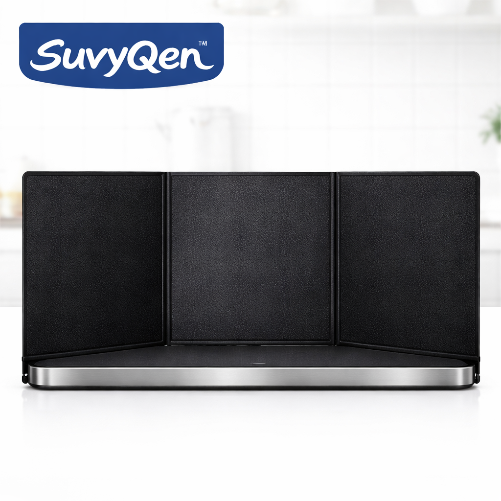 SuvyQen™ EmberFold™ Expandable Stove Shield