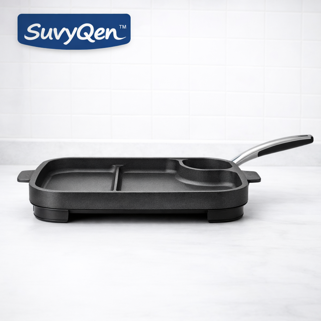 SuvyQen™ ModuPan™ 3-Zone Smart Skillet System